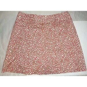 Sport Haley Womens Golf Skort Skirt Size 12 Pink White Spotted Pockets Zipper‎
